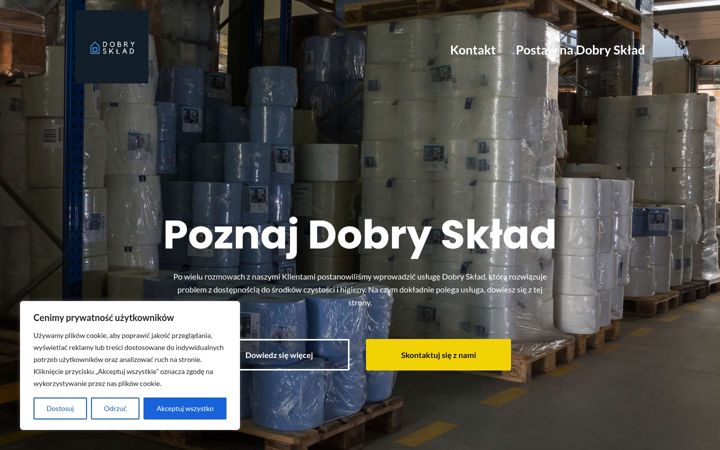 Screenshot του dobrysklad.com.pl