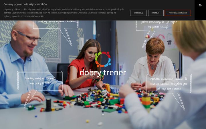 Screenshot του dobrytrener.pl