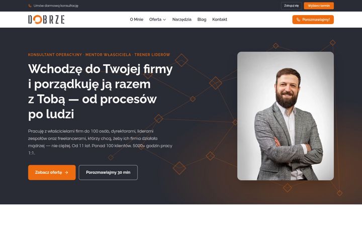 Screenshot of dobrzedlarozwoju.pl