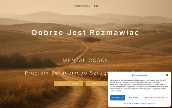 Screenshot του dobrzejestrozmawiac.pl