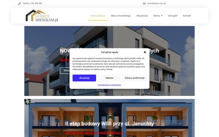 Screenshot of dobrzemieszkam.pl