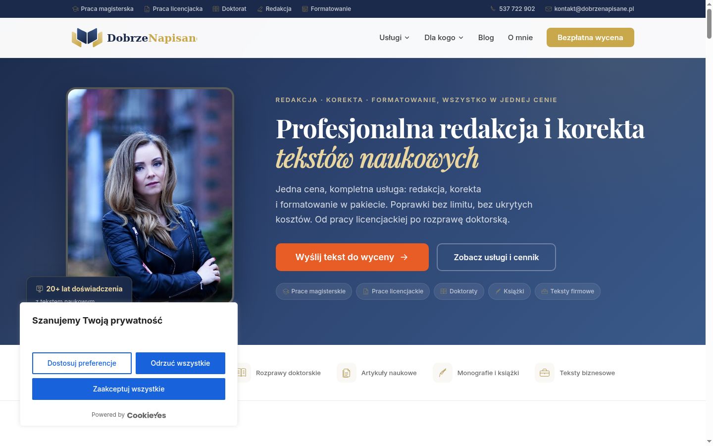 Screenshot tal-banner tal-kunsens muri qabel kwalunkwe interazzjoni