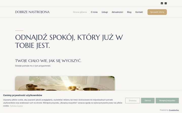 Screenshot ta' dobrzenastrojona.pl