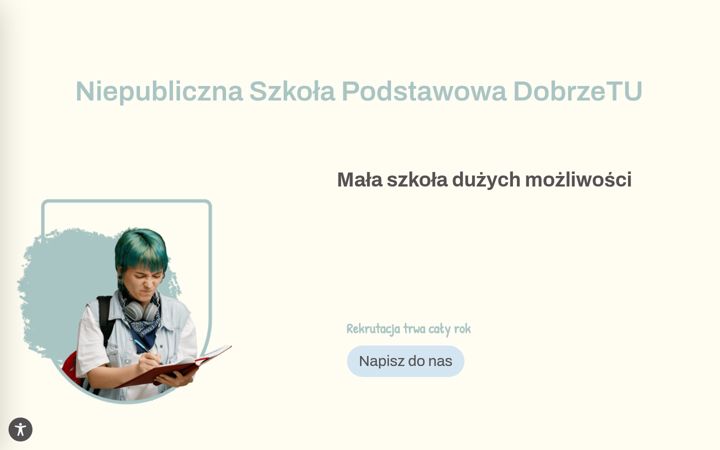 Screenshot of dobrzetuszkola.pl
