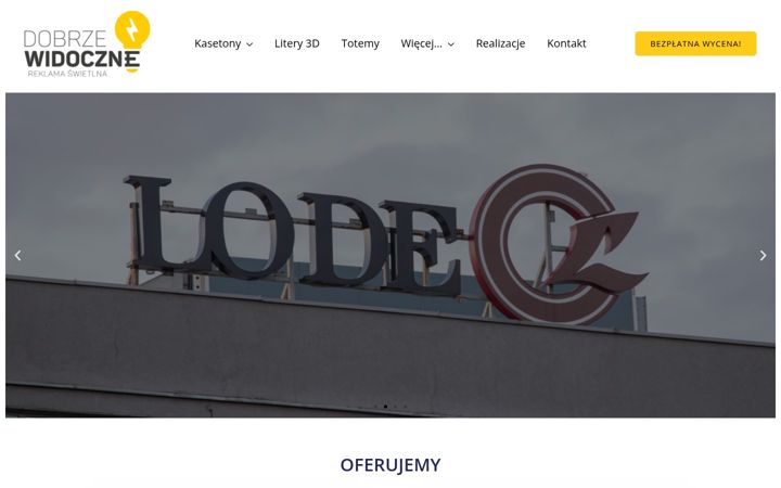 Screenshot ta' dobrzewidoczne.pl