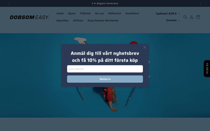 Screenshot of dobsomeasy.de