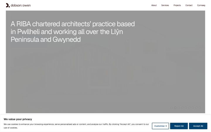 Screenshot of dobsonowen.com