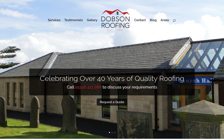 Screenshot ta' dobsonroofingservices.co.uk