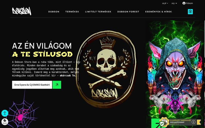 Screenshot of dobsonstore.com