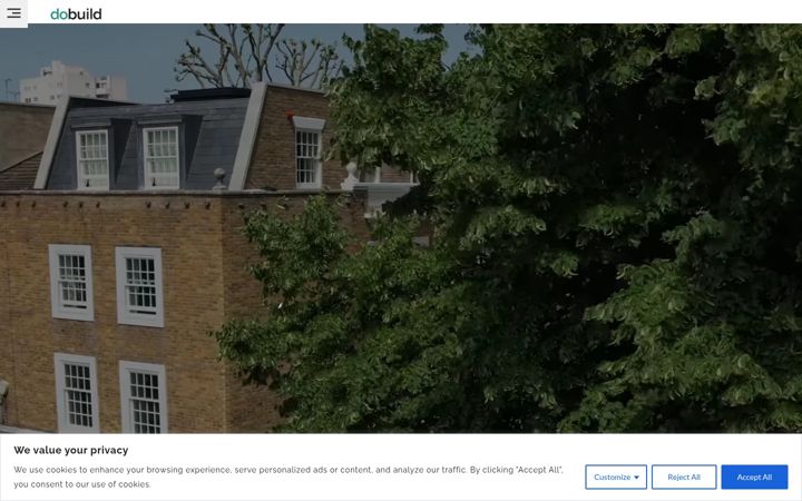 Screenshot ta' dobuild.co.uk
