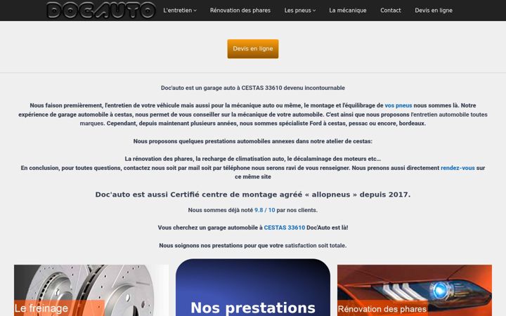 Zrzut ekranu doc-auto.fr