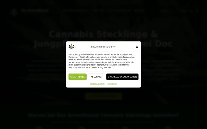 Screenshot of doc-greenthumb.de