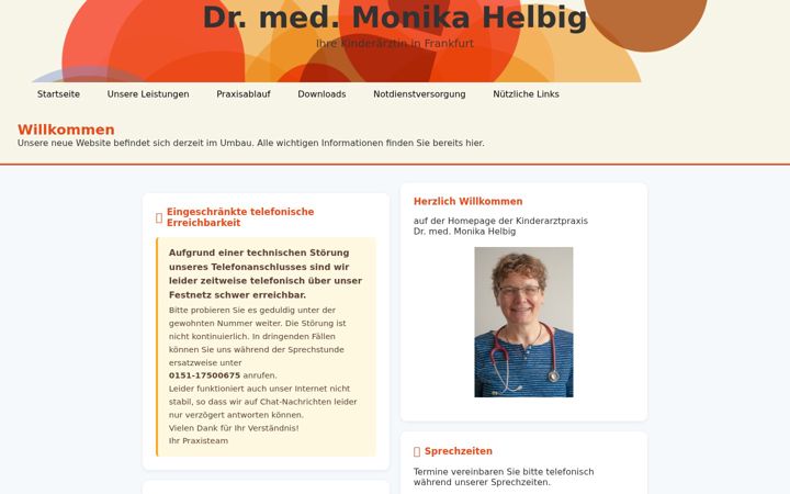 Screenshot of doc-helbig.de