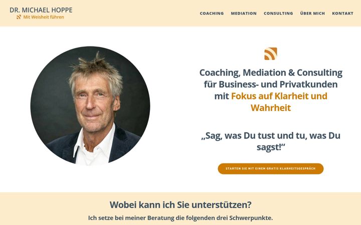 Snímek obrazovky doc-hoppe.de