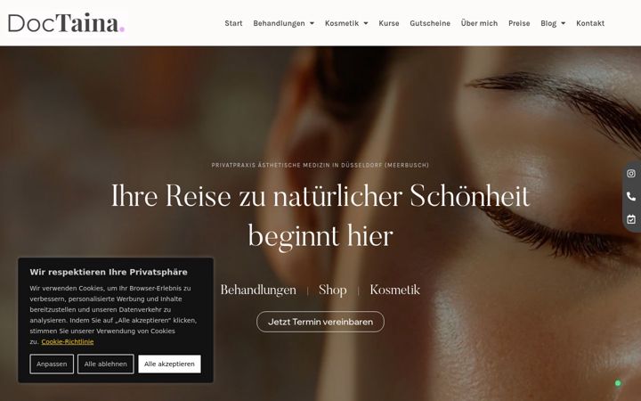 Posnetek zaslona doc-tainathoma.de