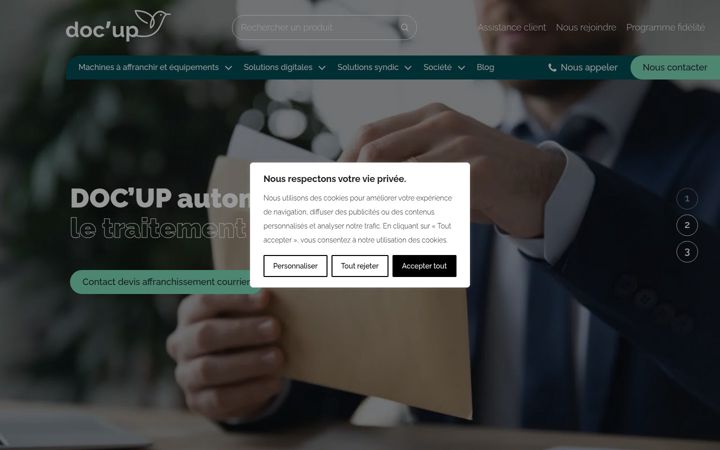 Zrzut ekranu doc-up.fr