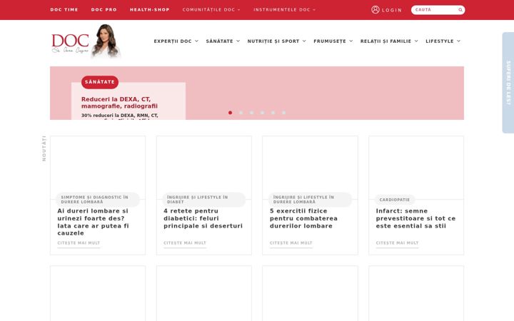 Screenshot of doc.ro