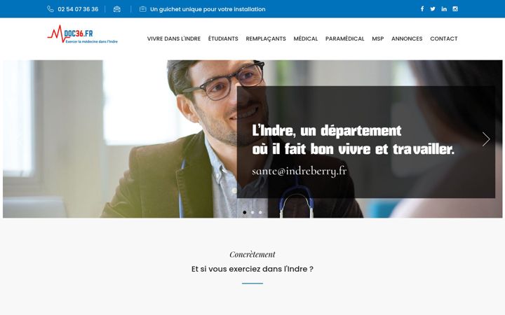 Screenshot of doc36.fr