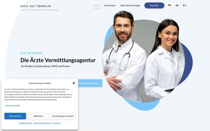 Screenshot di docadtempus.net