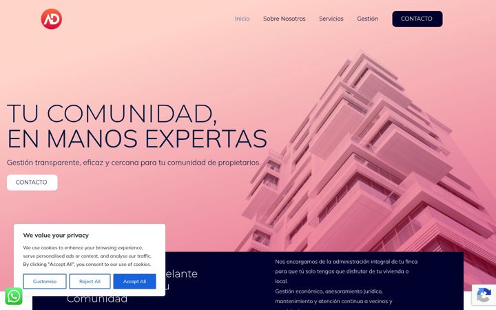 Screenshot of docandogestion.com