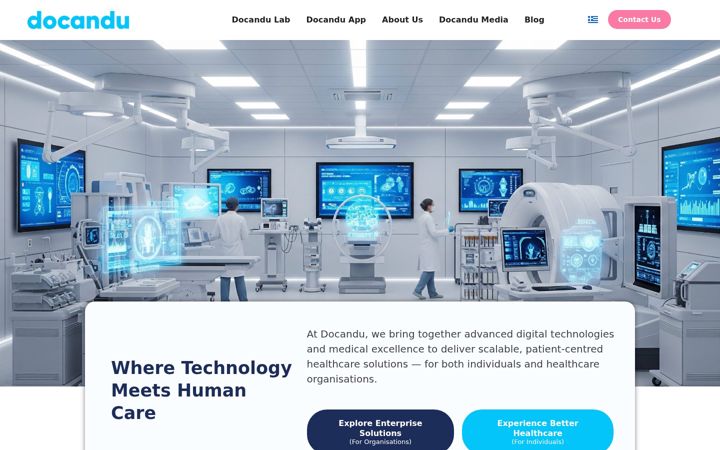 Screenshot of docandu.com