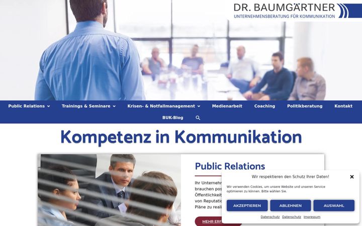 Screenshot of docbaumgaertner.de