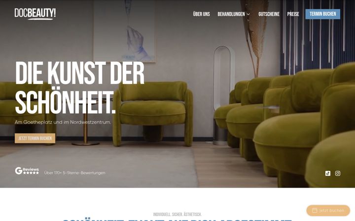 Screenshot of docbeauty.de