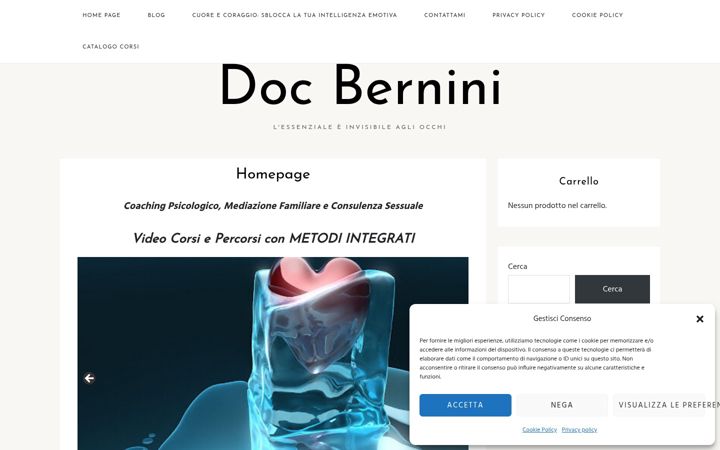 Screenshot of docbernini.com