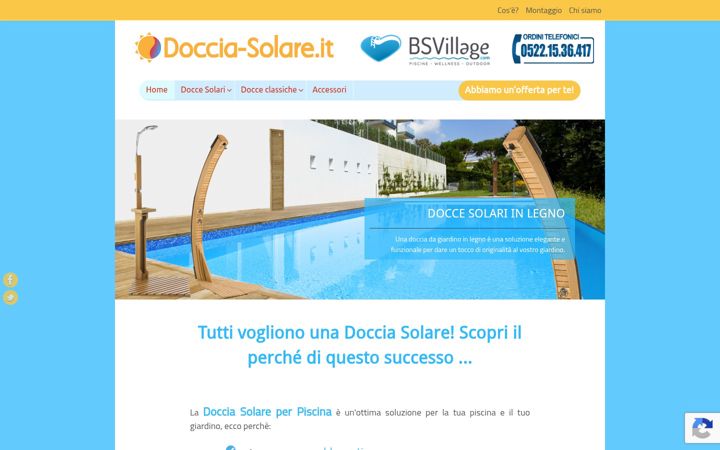 Posnetek zaslona doccia-solare.it