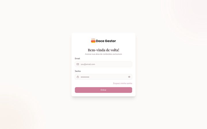Screenshot of docegestor.com.br