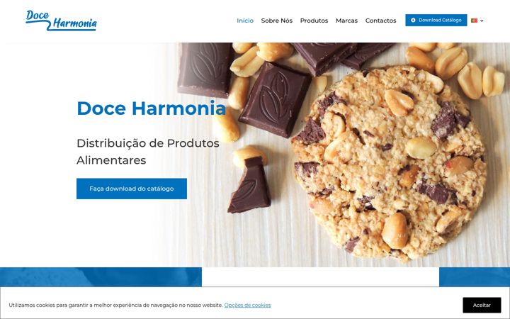 Screenshot of doceharmonia.pt