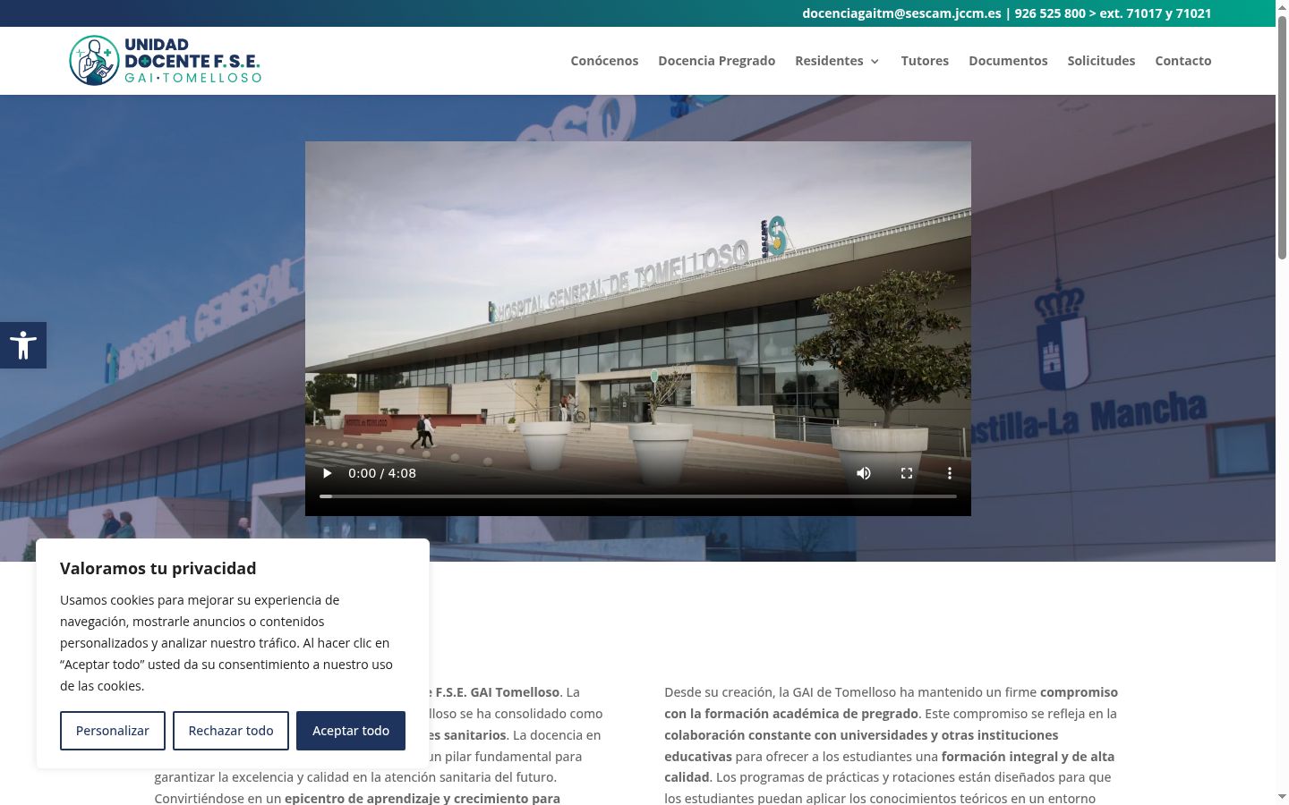 Sutikimo reklamjuostės, rodytos prieš bet kokią sąveiką, ekrano kopija