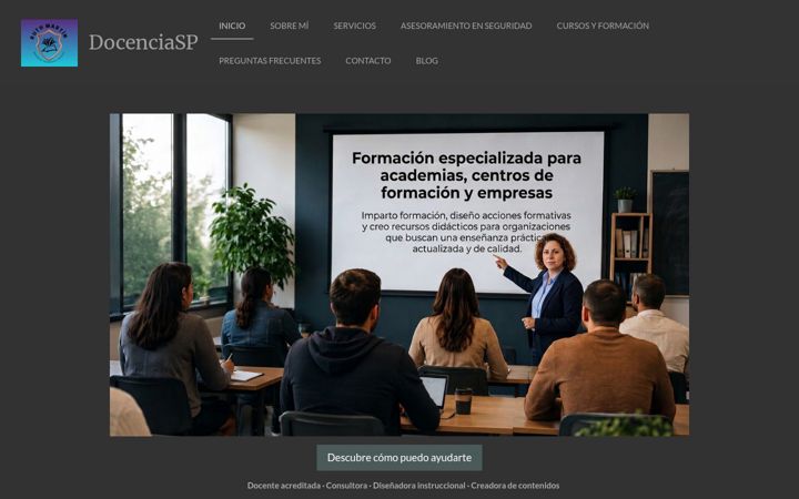 Screenshot of docenciasp.es