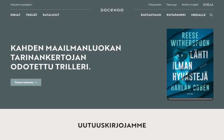 Screenshot von docendo.fi