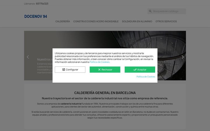 Screenshot of docenov.es