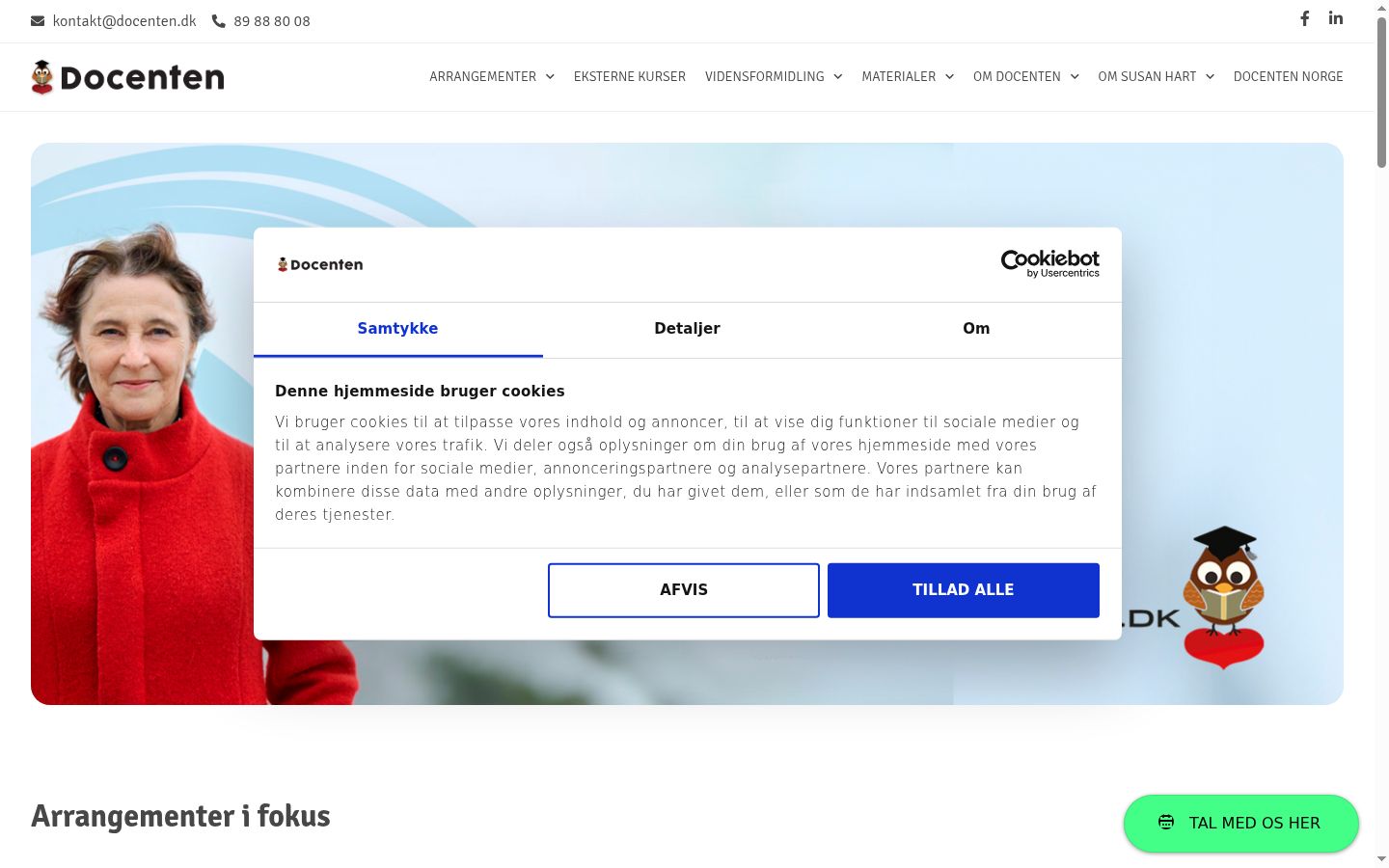 Snímek obrazovky baneru souhlasu zobrazeného před jakoukoli interakcí