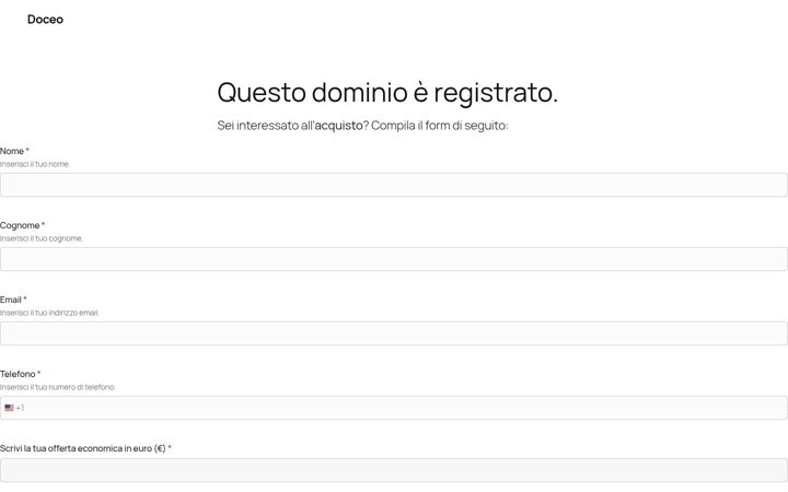 Screenshot of doceo.it