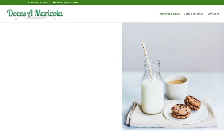 Screenshot of docesamaricola.com