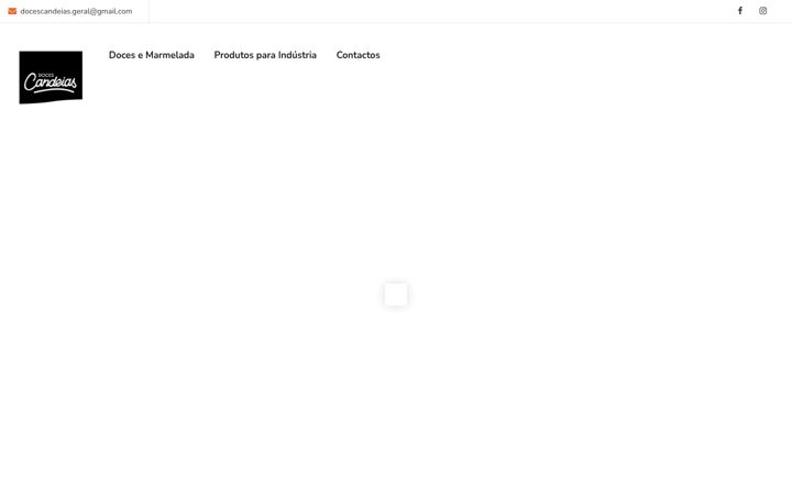 Screenshot of docescandeias.pt