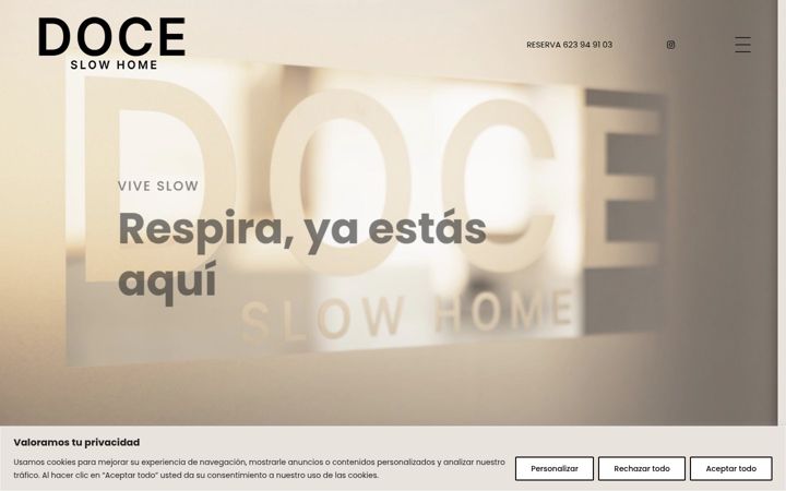 Screenshot of doceslowhome.com
