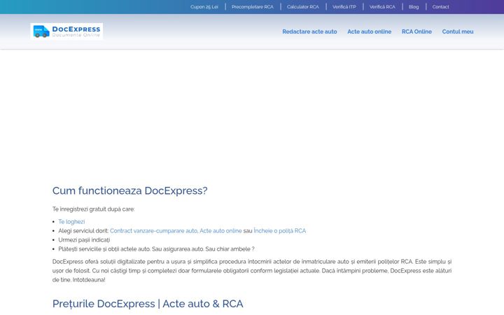 Screenshot of docexpress.ro