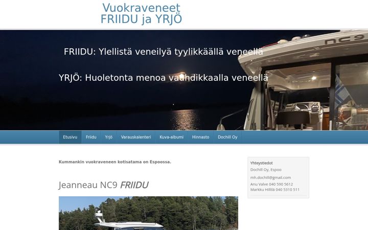 Screenshot di dochill-veneet.fi