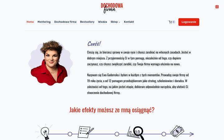 Snimka zaslona za dochodowa.net