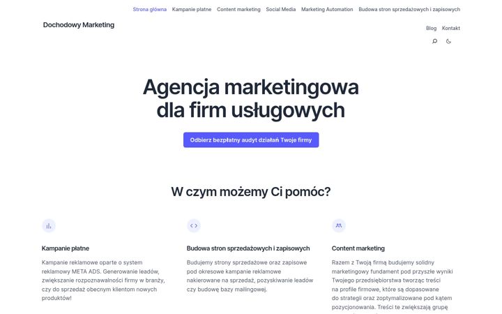Screenshot ta' dochodowymarketing.pl