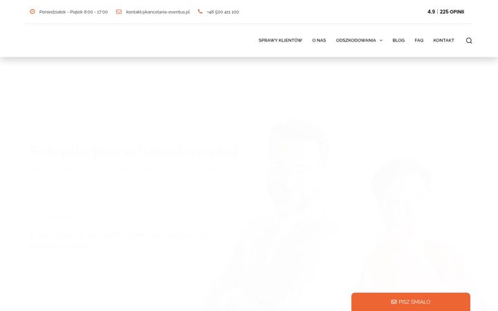 Screenshot van dochodzenieodszkodowan.pl