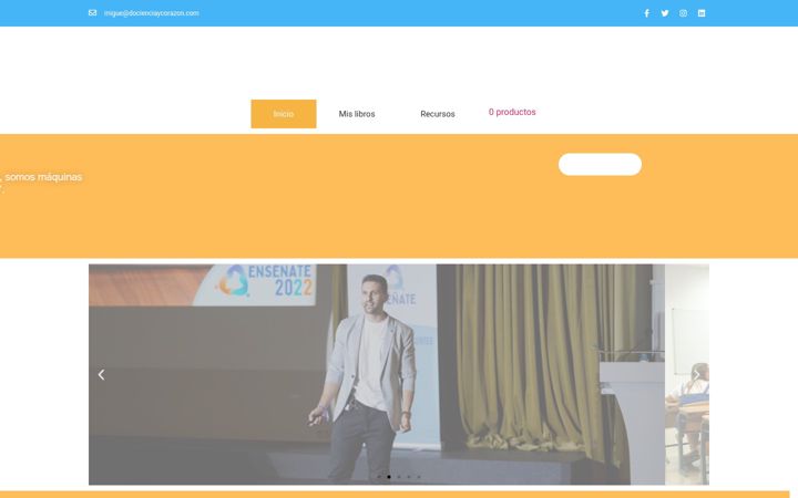 Screenshot of docienciaycorazon.com
