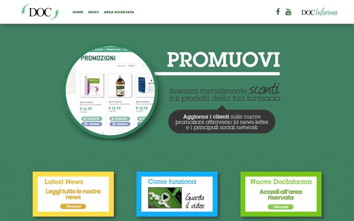 Screenshot of docinforma.it