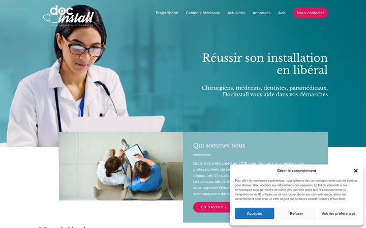 Screenshot of docinstall.fr