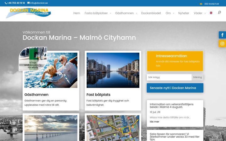 Képernyőkép: dockanmarina.se