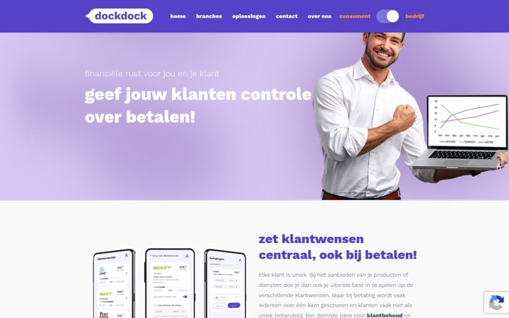 Screenshot of dockdock.com
